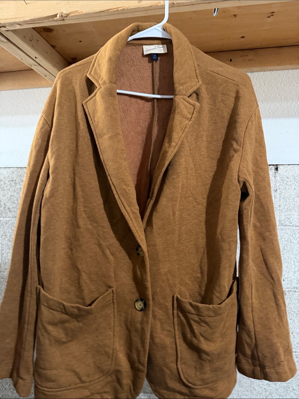 Daniel Rainn Caramel Knit Blazer Jacket